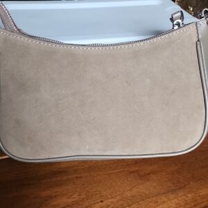 Elegant Tan Suede Women's Bag